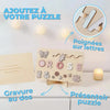 Puzzle personnalisé prénom en bois
