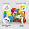 Circuits en 3D, train rechargeable en USB et aimants puissants