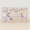 Puzzle personnalisé prénom en bois